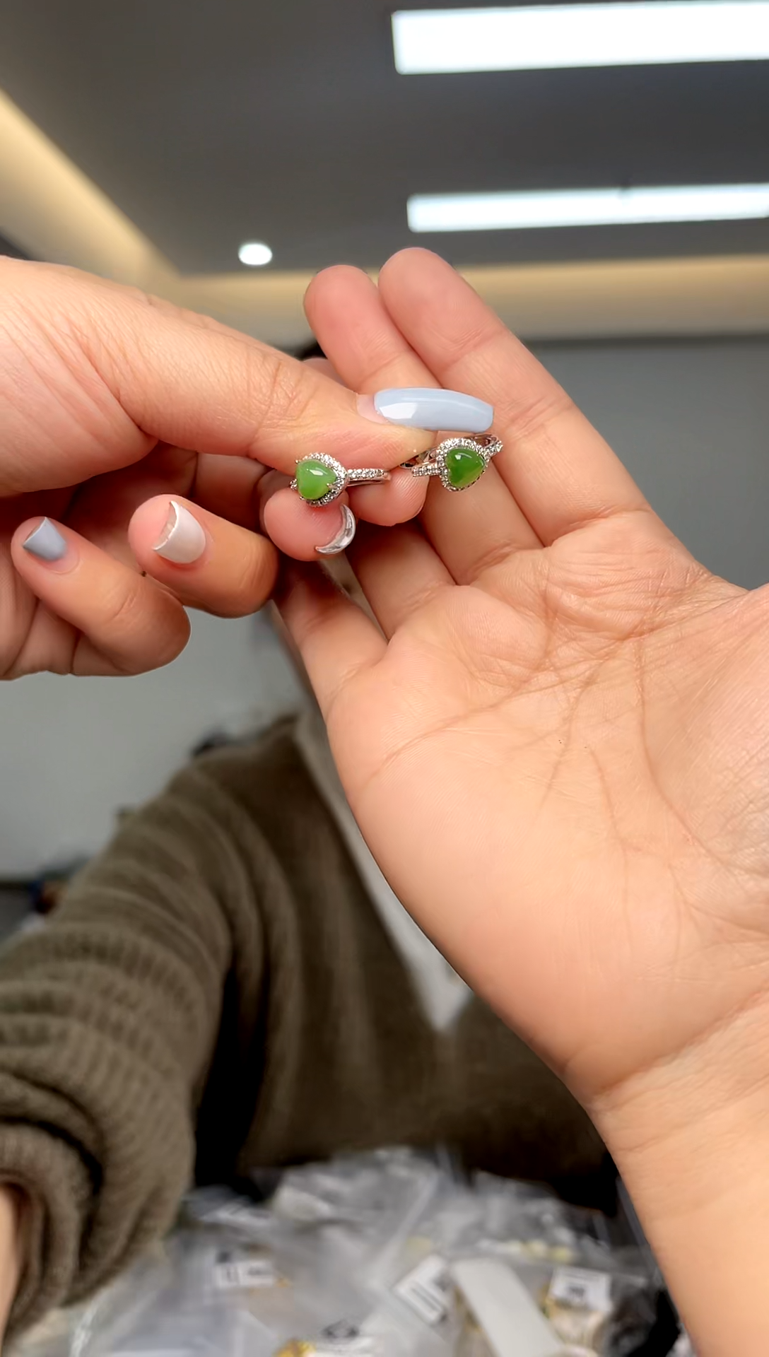 【闪购商品】和田玉·银S925镶嵌（多样性单个发货）