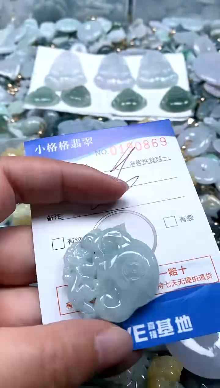 【闪购商品】翡翠颈饰未镶嵌闪购商品0190869