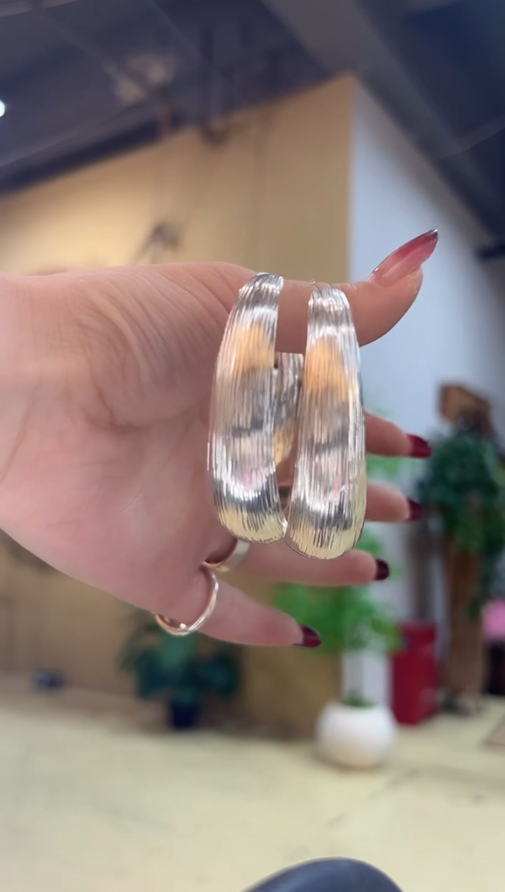 无925银周*～耳饰