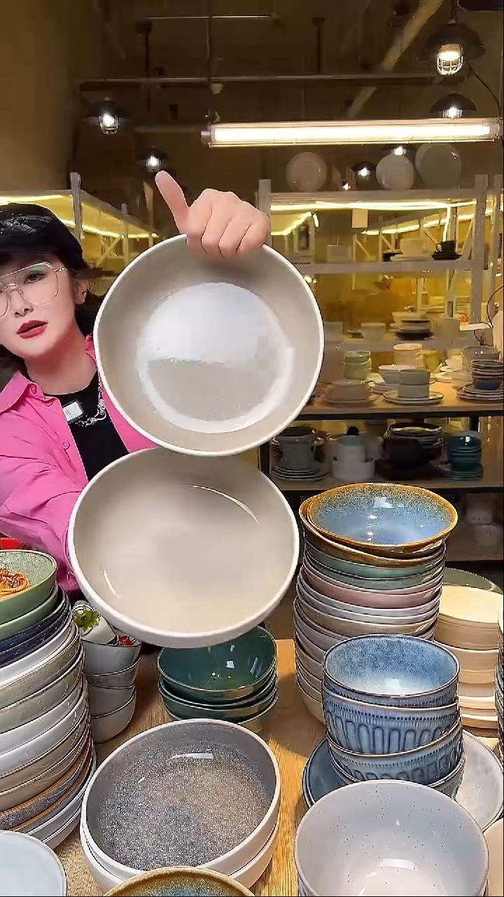 瓷95外贸尾货窑变釉下彩默认微瑕