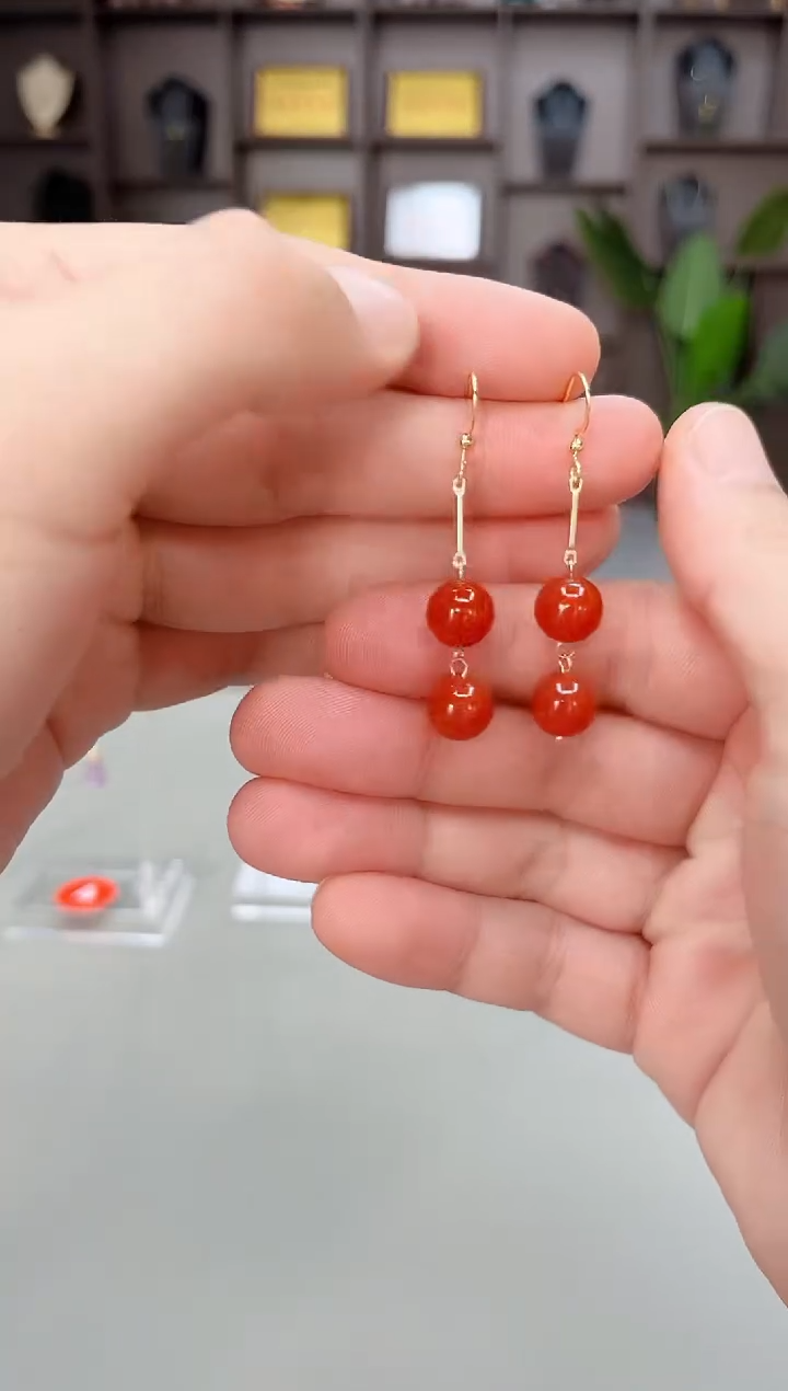 未镶嵌耳钉玛瑙/玉髓215000