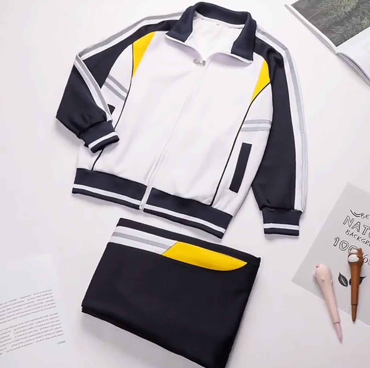 普宁校服小学冬季学生校服宽松长袖入学校服裤冬装休闲风时尚外套