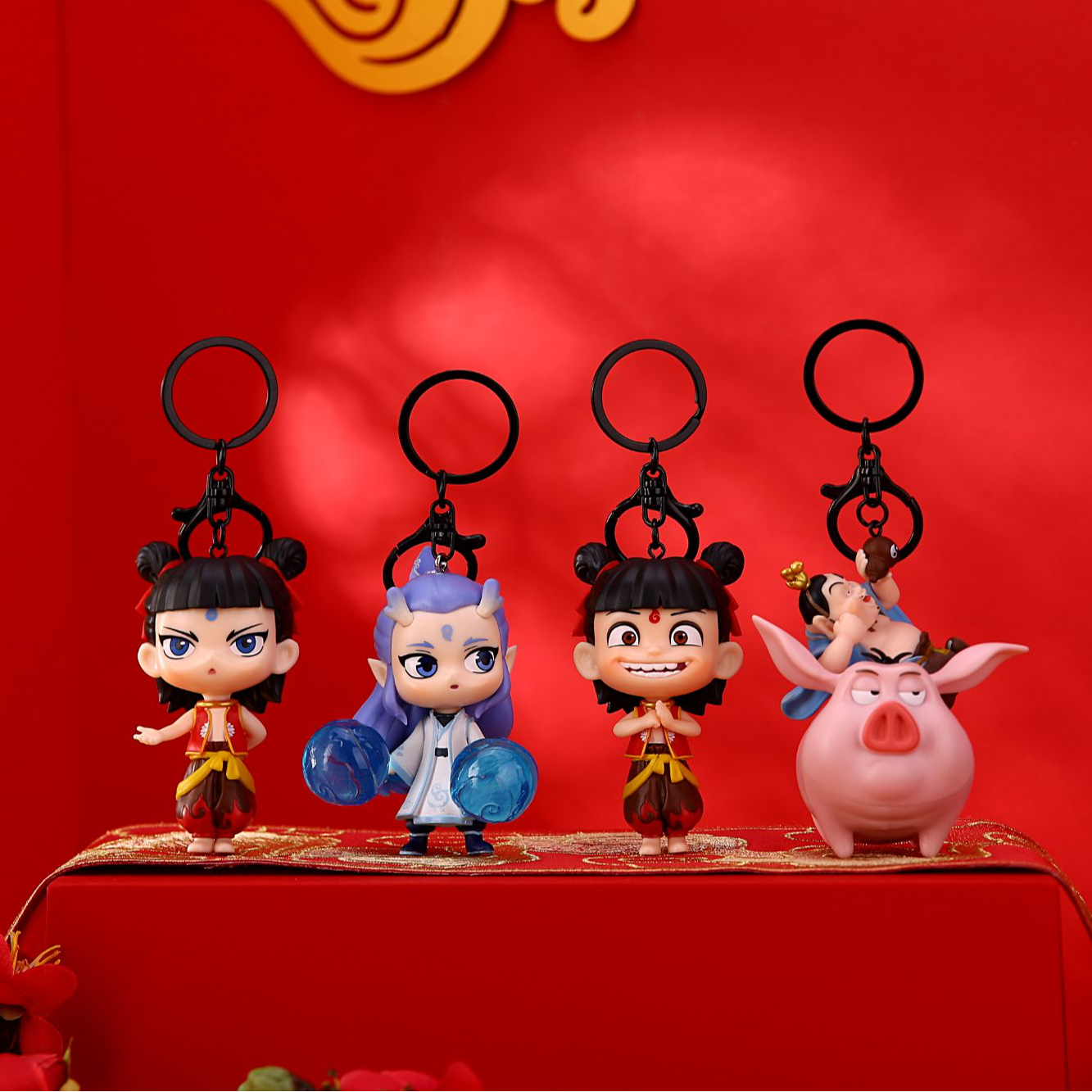 【哪吒同款】正版授权哪吒之魔童闹海周边钥匙扣挂件小摆件