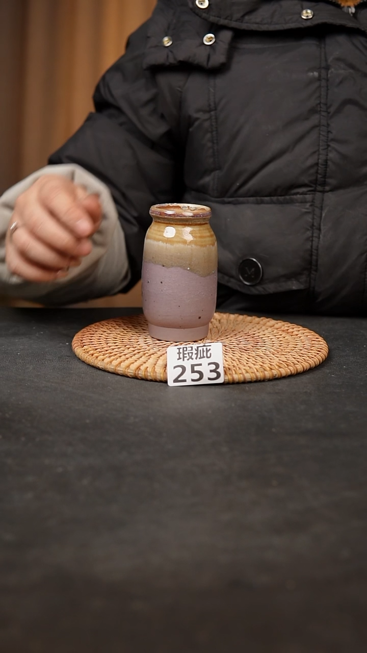 【闪购商品】瓷片253泥泥手工花盆口4