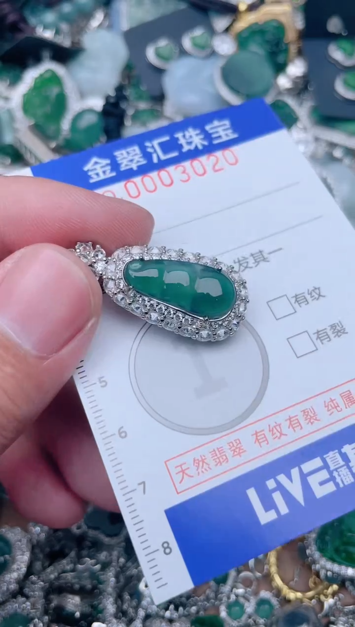 【闪购商品】翡翠颈饰未镶嵌3020........1