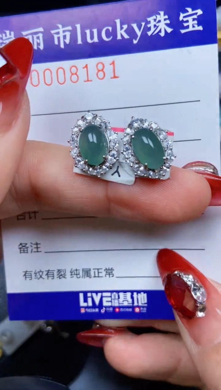 【闪购商品】翡翠颈饰银S925镶嵌8181