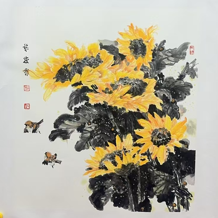 黎发业国画作品14-23
