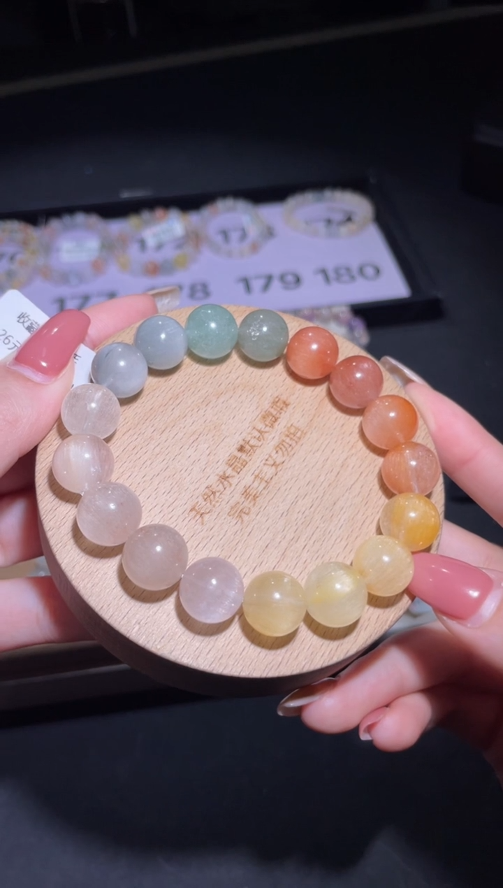 水晶手链未镶嵌175号多样性发一J 12+