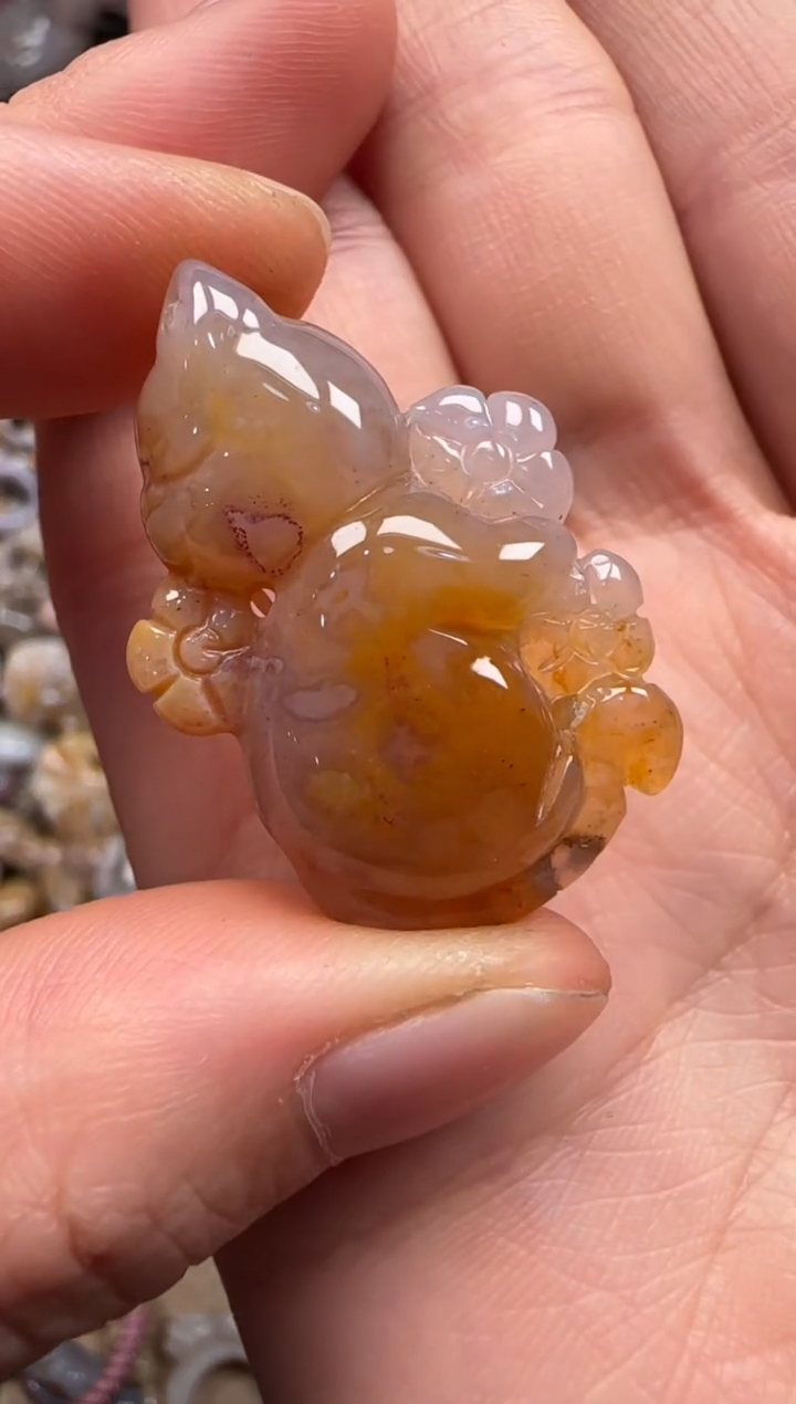 【闪购商品】硅化珊瑚（珊瑚玉）颈饰未镶嵌014