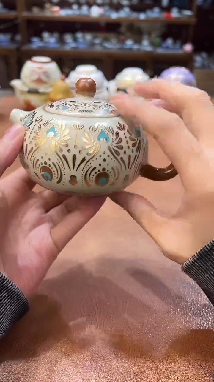 真的很便宜会开片的旅行茶具