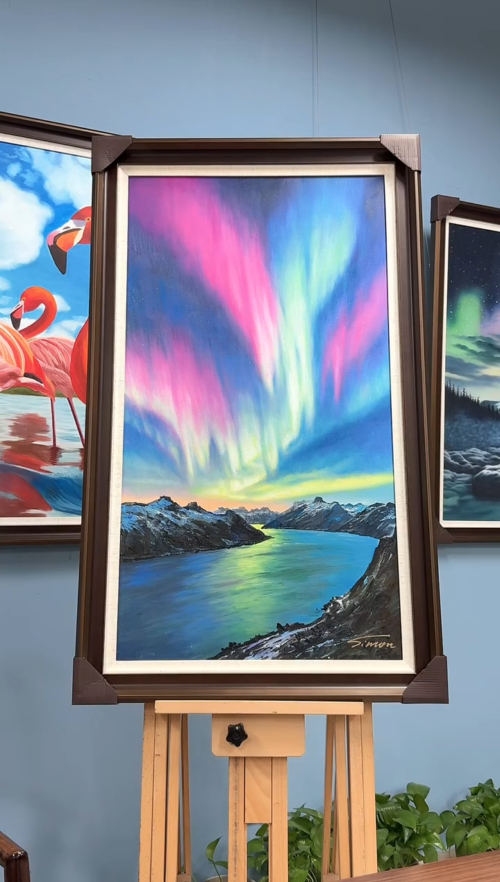 油画14极光-陶宗建-油画