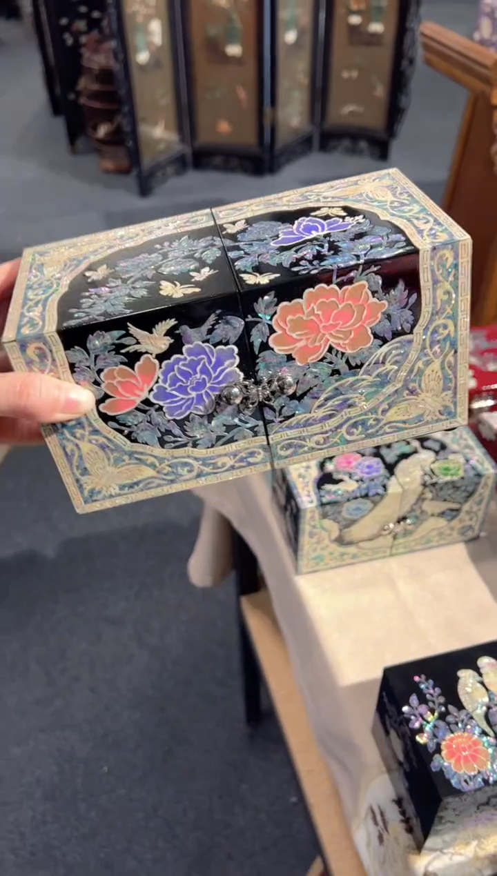 【闪购商品】对开弘贝雅螺钿漆器文化馆