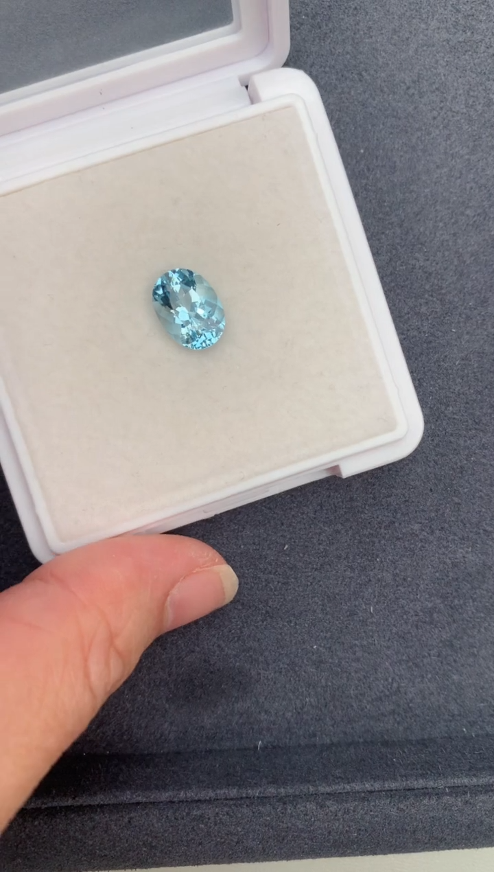 【闪购商品】海蓝宝石裸石未镶嵌2.8ct海蓝宝