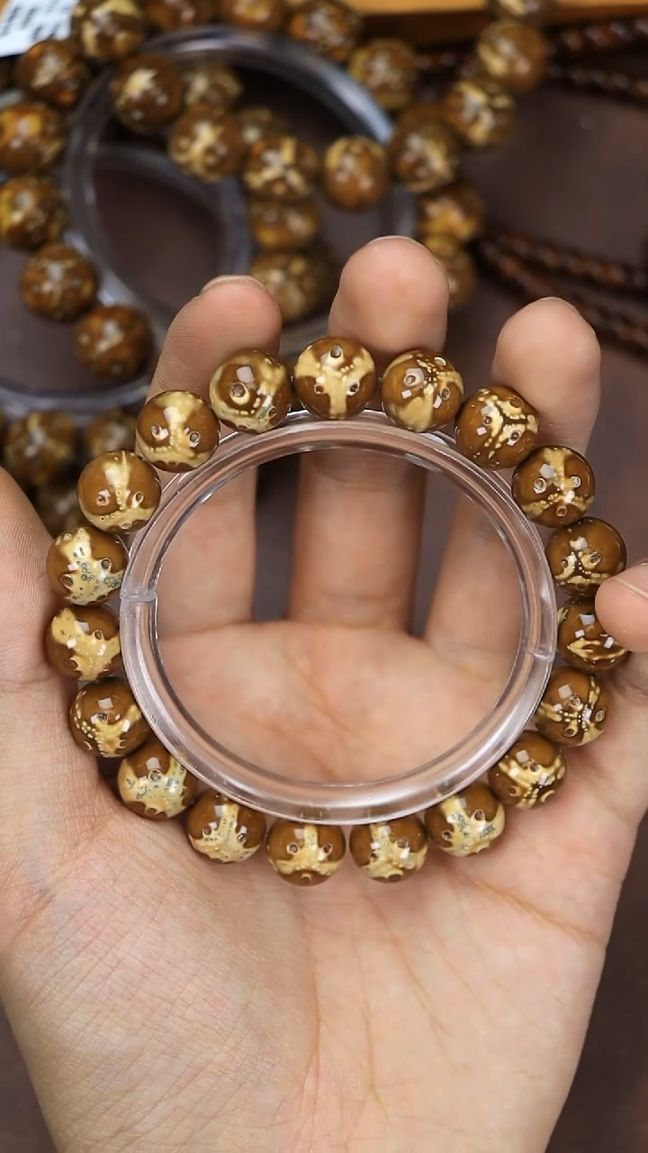 手串紫金鼠GP94紫金鼠圆珠熊猫11MM