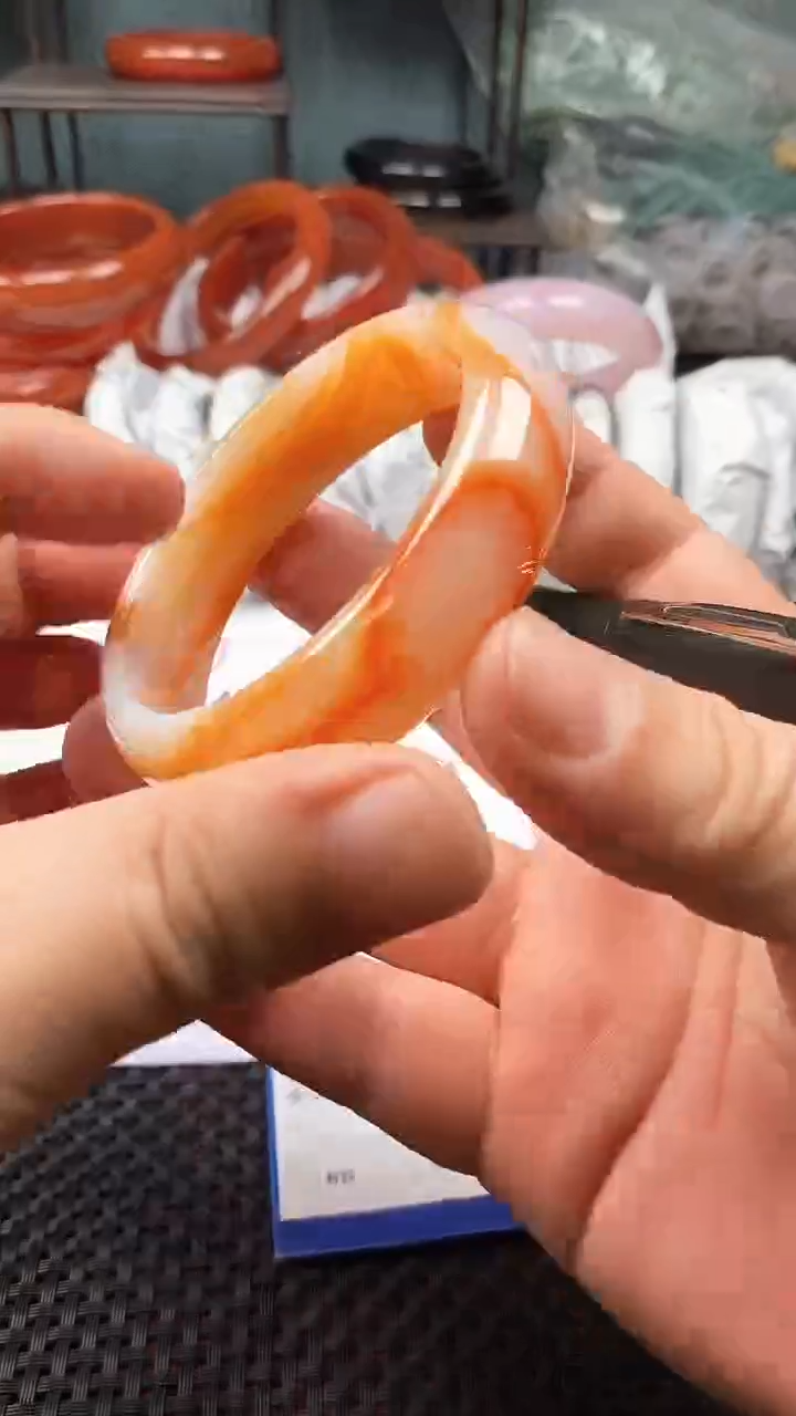 【闪购商品】玛瑙/玉髓手镯未镶嵌436-59多样性发货看清圈口下单