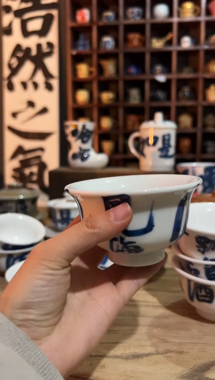 【闪购商品】观云听雨原创手绘茶具