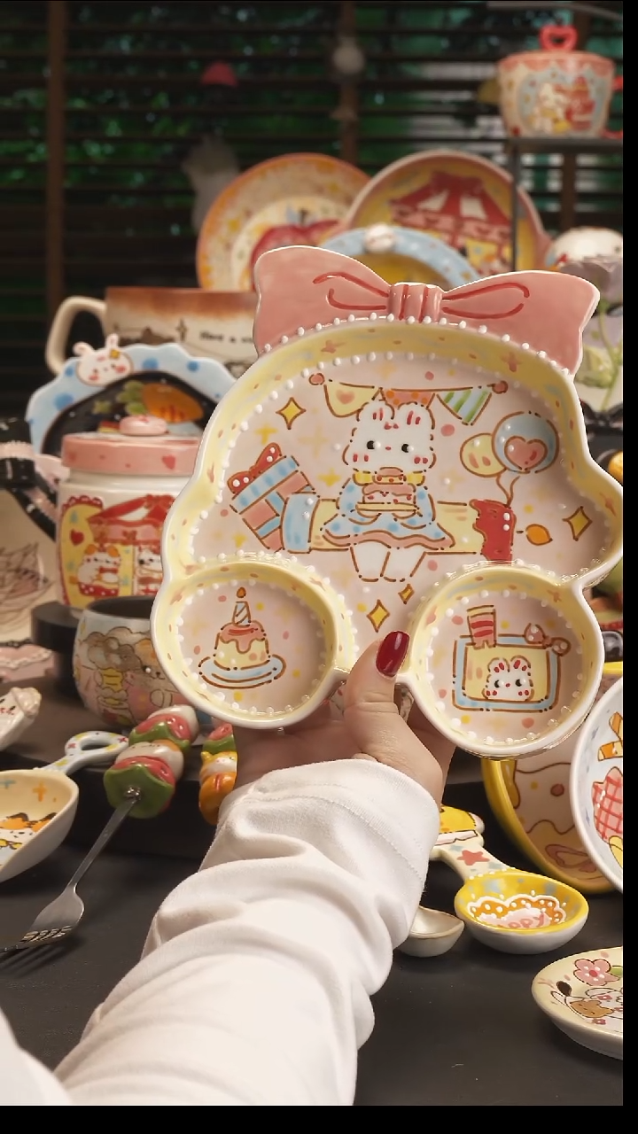 发***喵【原创设计】景德镇手绘陶瓷