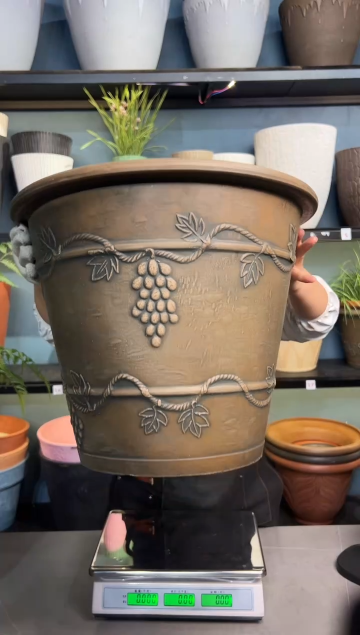 40*33/MK40A/古铜色葡萄藤浮雕外贸尾单