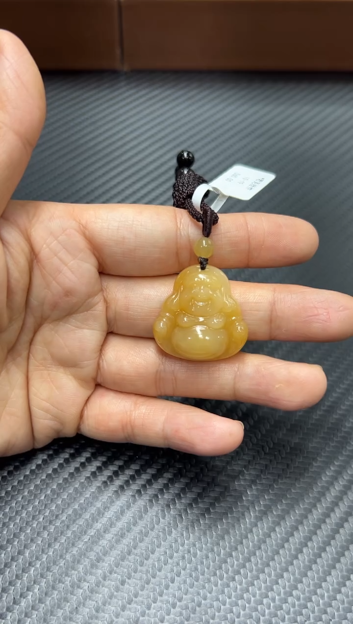 吊坠(赠链)未镶嵌和田玉暖*若羌微色差吊坠L