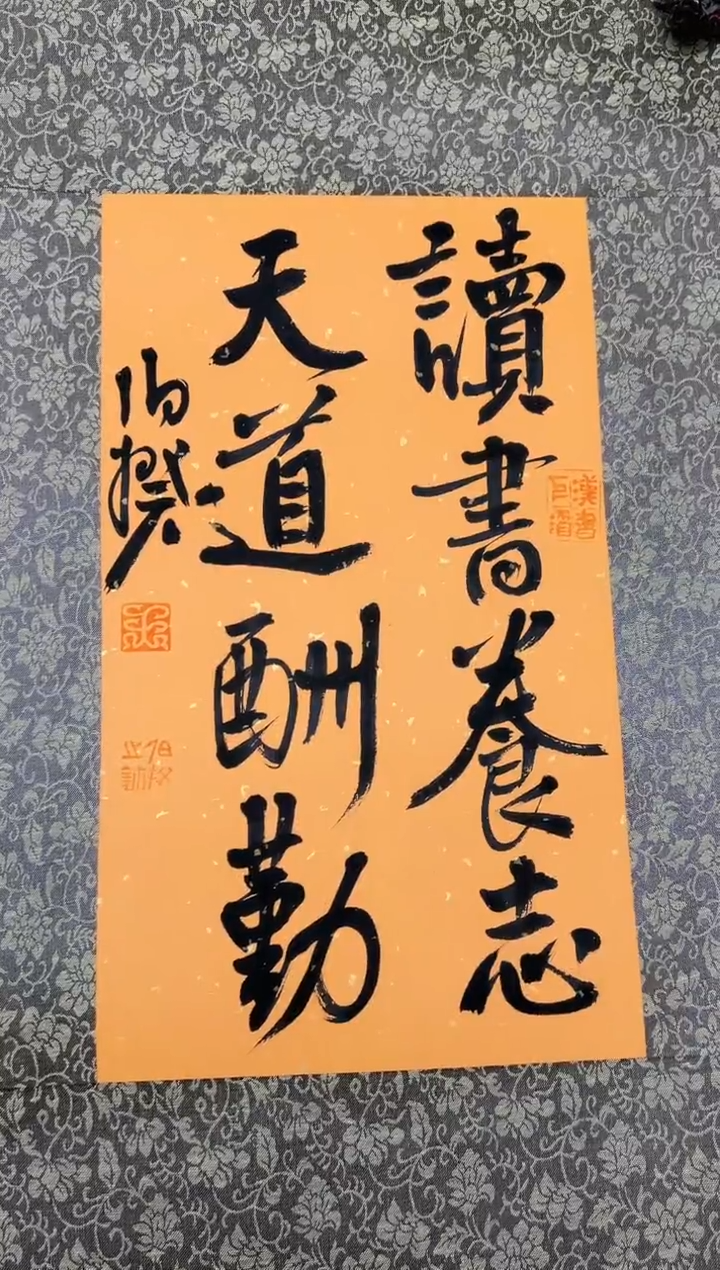 【闪购商品】书法伯揆书法原作作品 软片 读书养志