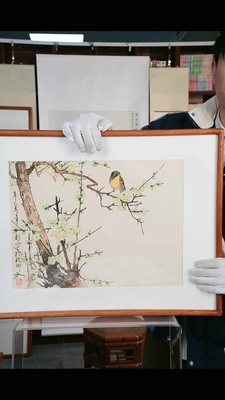 【闪购商品】国画毕老师 花鸟 43*32 hk