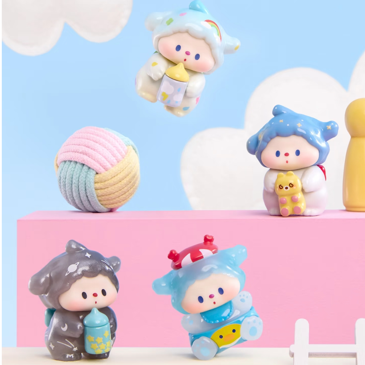 【直播间拆】噜噜狗宝宝园游会列萌粒潮玩盲盒