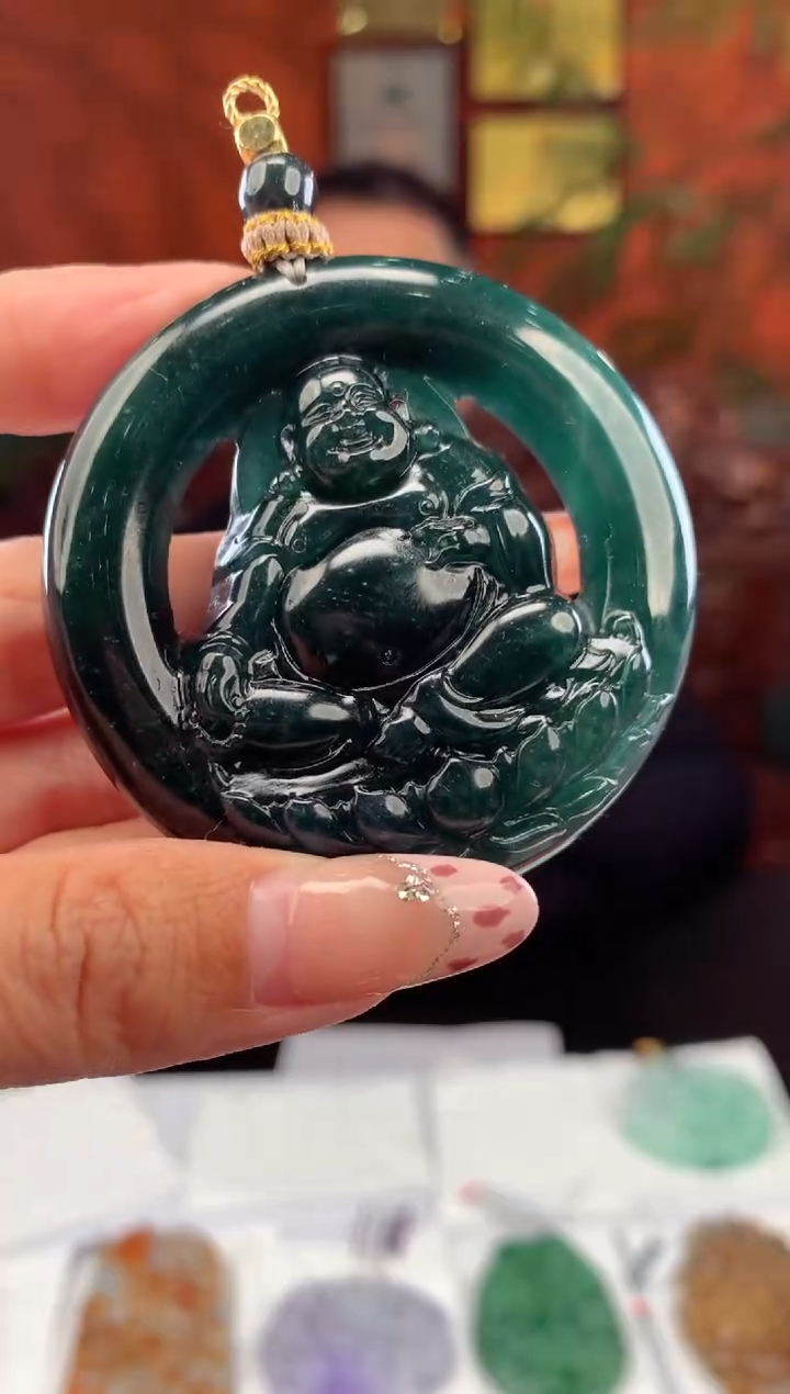 【闪购商品】定制翡翠未镶嵌挂件发货（拍一发一）