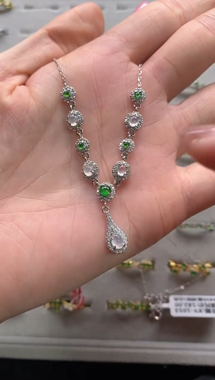 【闪购商品】翡翠戒指银S925镶嵌11111--1