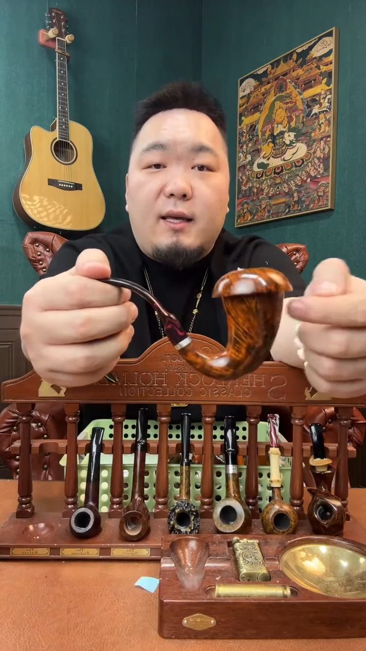 石楠木三*鱼意大利进口石楠木烟斗