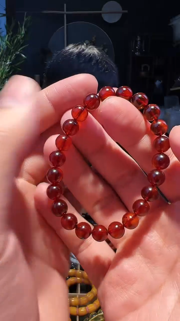 【闪购商品】琥珀手串未镶嵌单圈