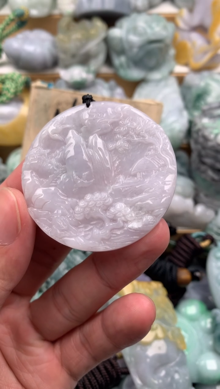 吊坠(不含链)未镶嵌翡翠1