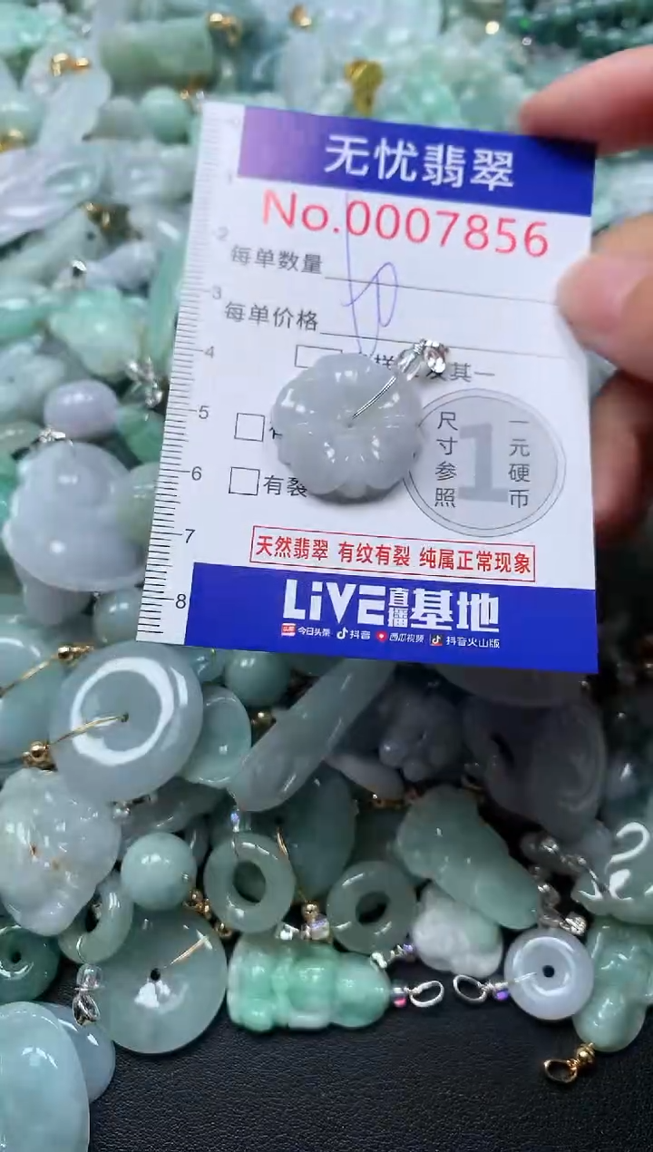 颈饰未镶嵌翡翠7856