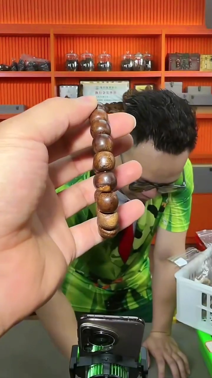 沉香手串78号单圈海南红油1.2多样性发一