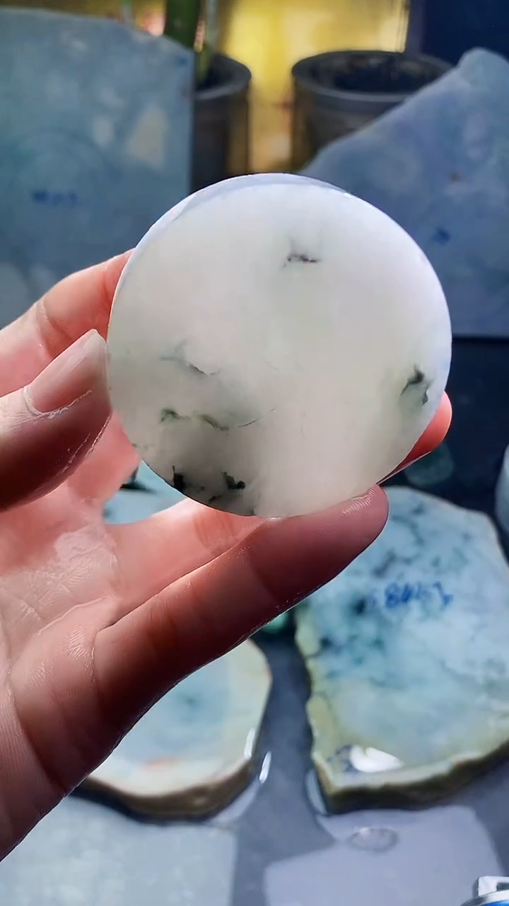 未镶嵌挂件翡翠小雨453