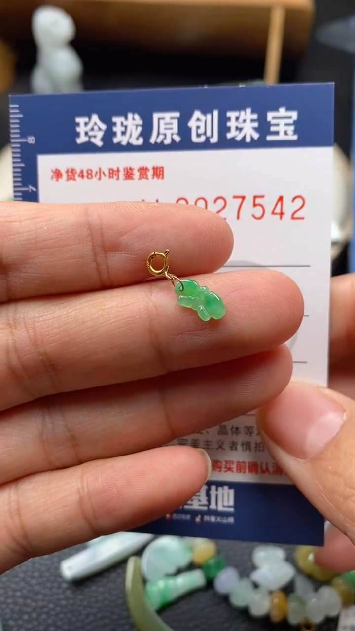 【闪购商品】翡翠颈饰未镶嵌翡翠净货27542