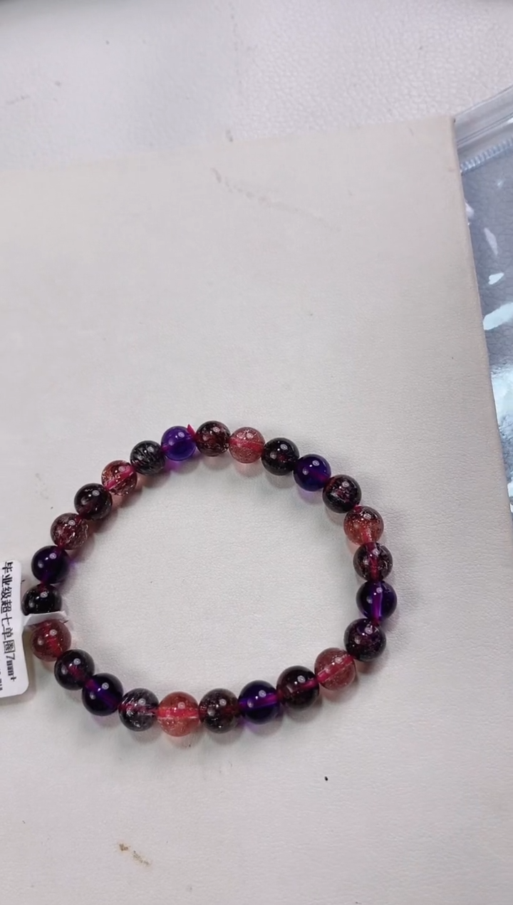 【闪购商品】水晶手链未镶嵌7mm多样性发货发其一