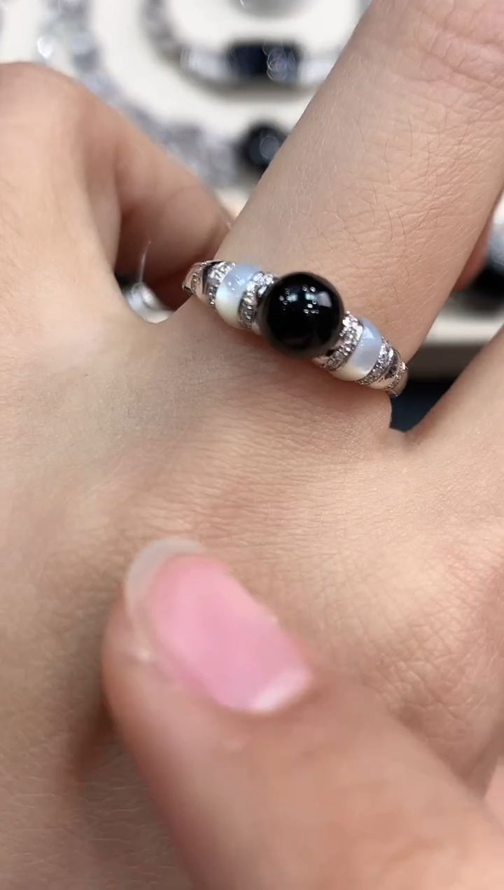 【闪购商品】翡翠戒指18K金镶嵌  D22多样性一件发货