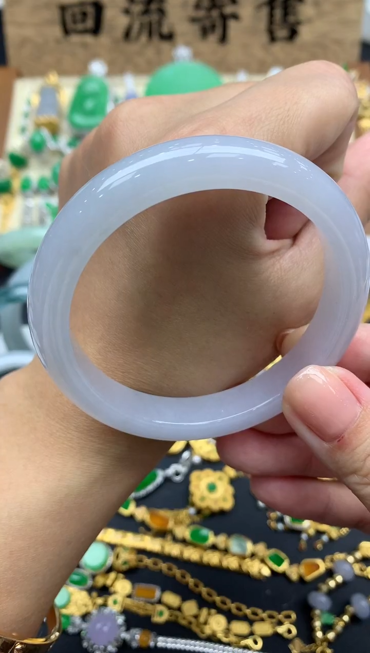 【闪购商品】翡翠手镯未镶嵌448-中国好珍宝