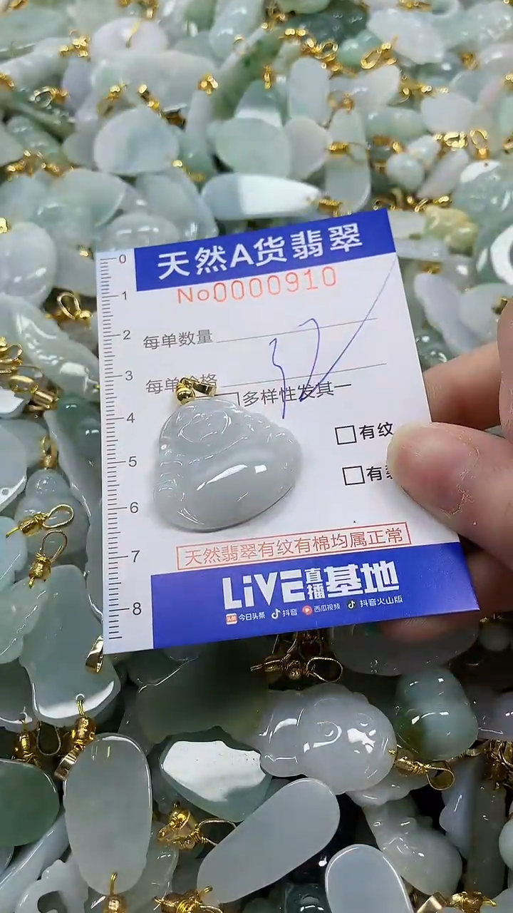 颈饰未镶嵌翡翠纯天然a货翡翠