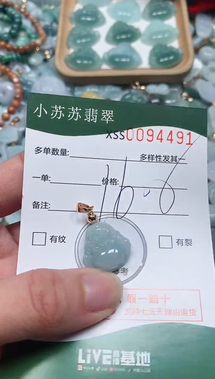 【闪购商品】翡翠颈饰未镶嵌闪购商品0094491