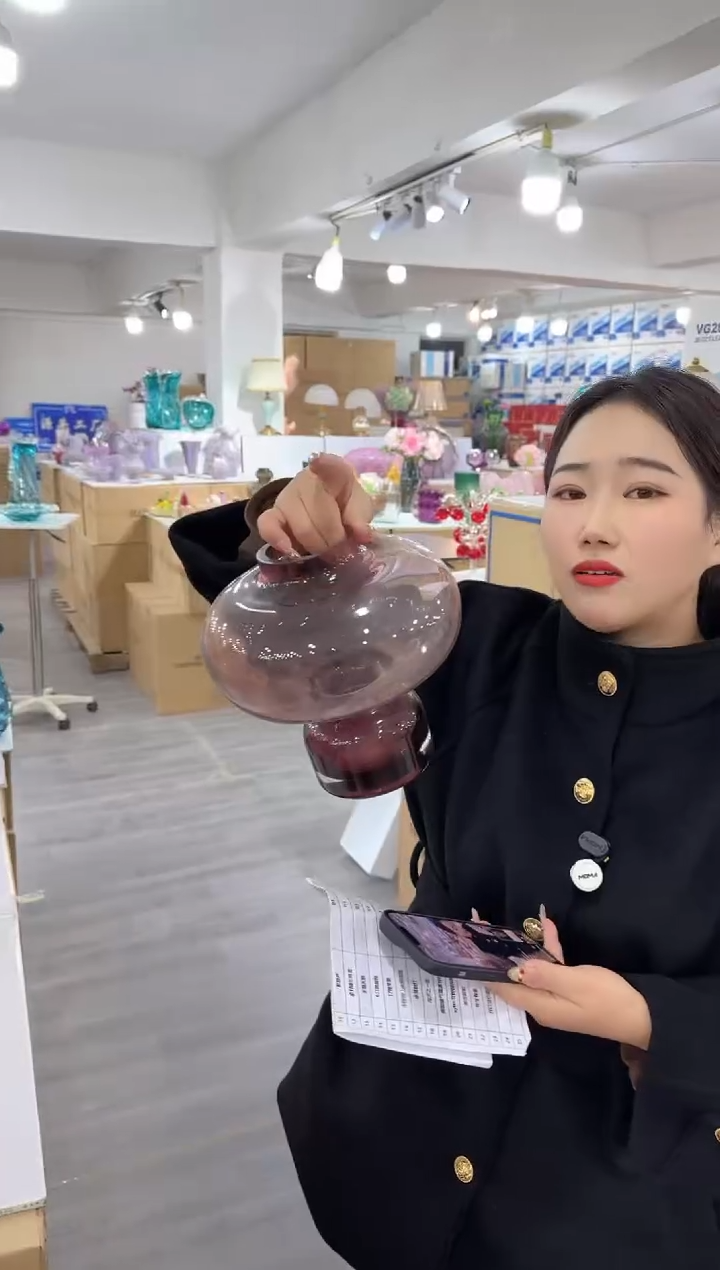 【闪购商品】琉璃简屿花器G-38品