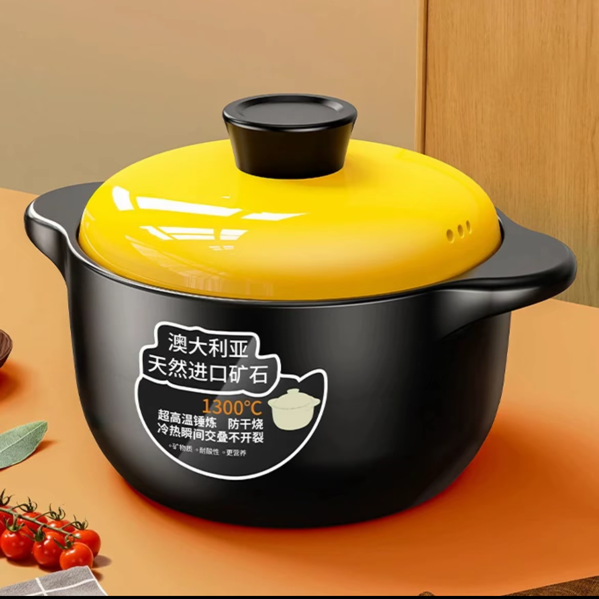 【抢】砂锅煲汤慢炖煮粥耐高温干烧不裂高品好用陶瓷2.2L养生经典