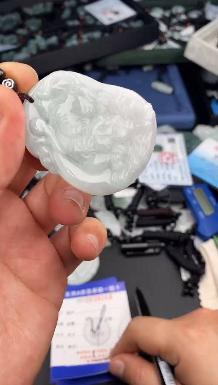 【闪购商品】翡翠颈饰未镶嵌  天然翡翠，一物一图