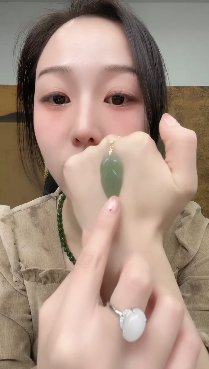 【闪购商品】和田玉颈饰银S925镶嵌多样性拍一发一