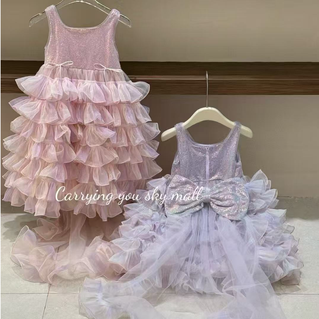 Alice *577+590*女童春夏季新款蛋糕连衣裙纱纱裙