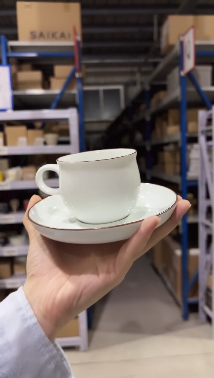 瓷G型咖啡杯碟230mlG型咖啡杯碟230ml