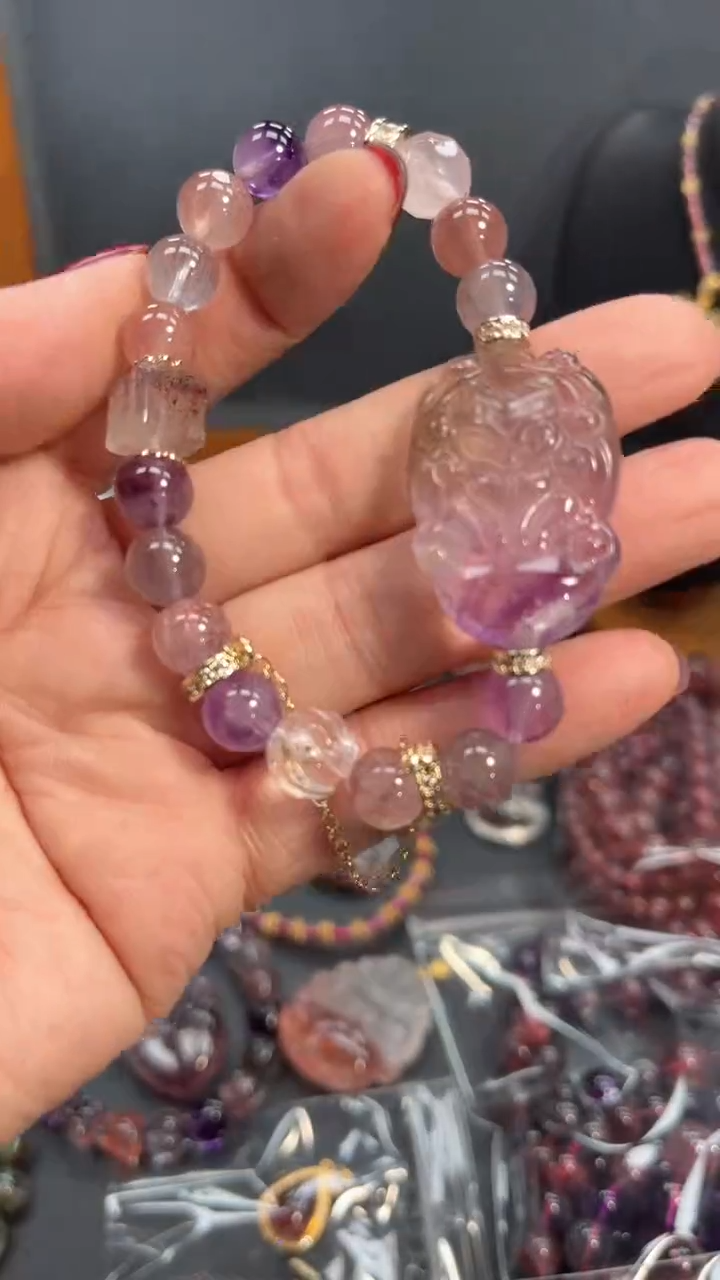 【闪购商品】水晶颈饰未镶嵌【百晶灵儿】天然水晶定制款