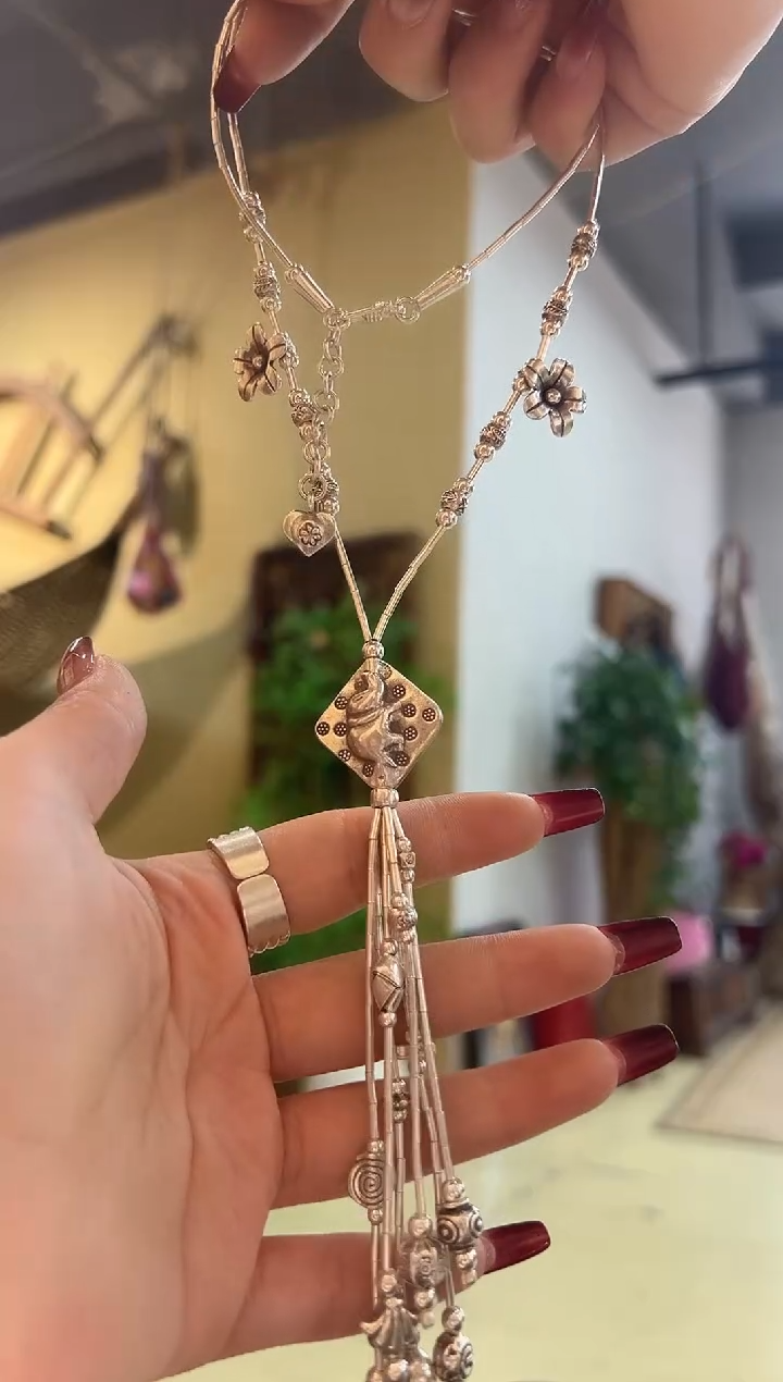 无925银闹*子项链