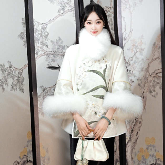 100%桑蚕丝非遗唐锦|新中式国风女装高级感轻奢