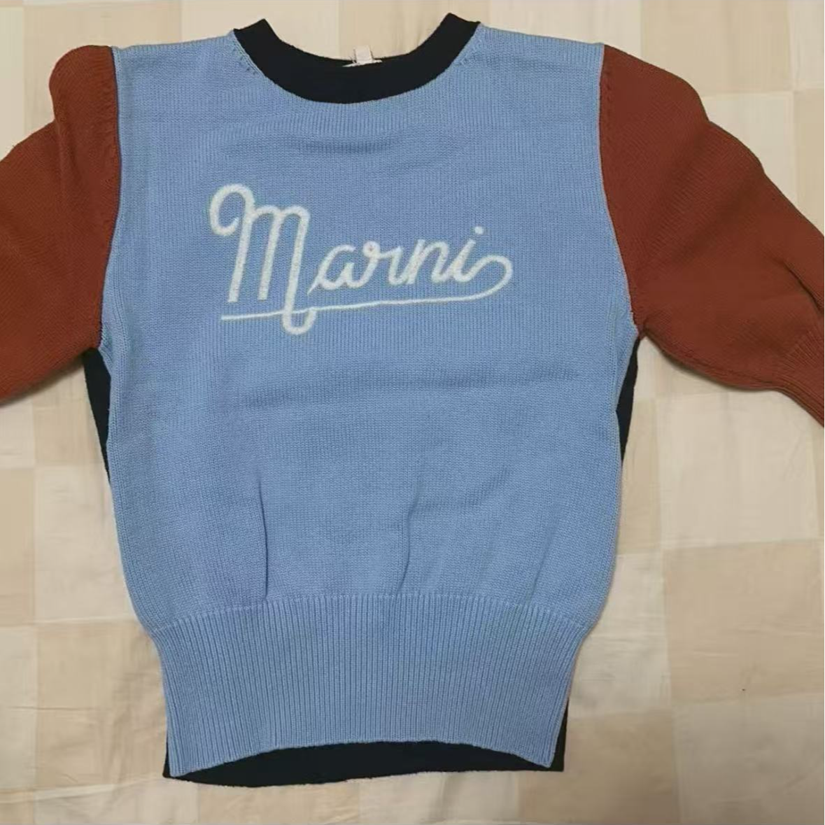 99新 MARNI 二手奢侈品全新带吊牌 玛尼毛衣 38码 z156